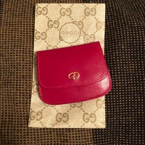 Gucci never used vintage coin purse